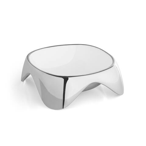 Nambe Pet Bowl - Medium - Silver