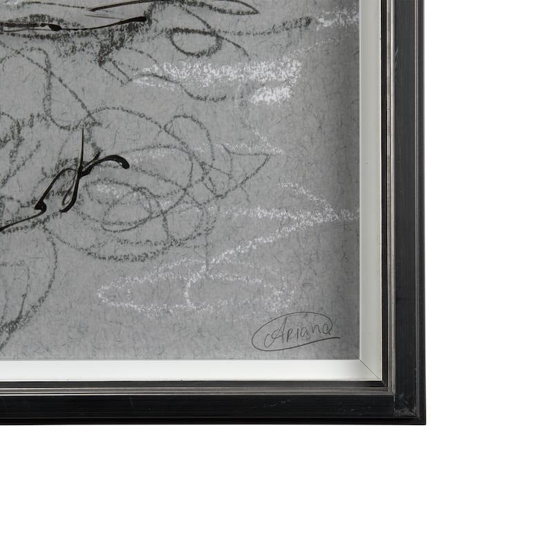 Farm View Sketch I Framed Art Print