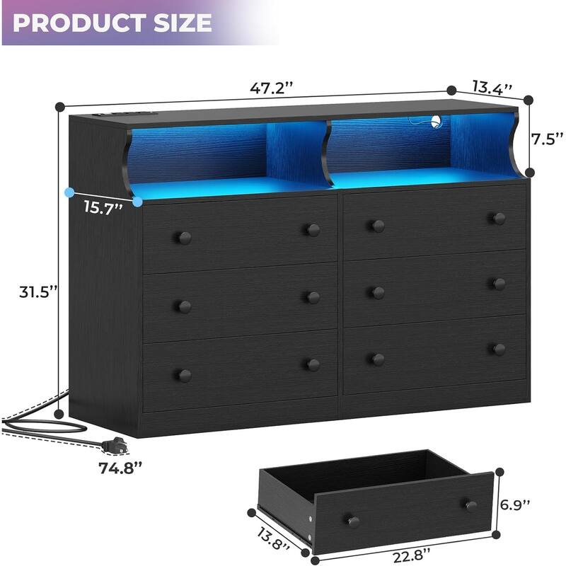 Dresser for Bedroom Dressers & Chests of Drawers Storage Organizer