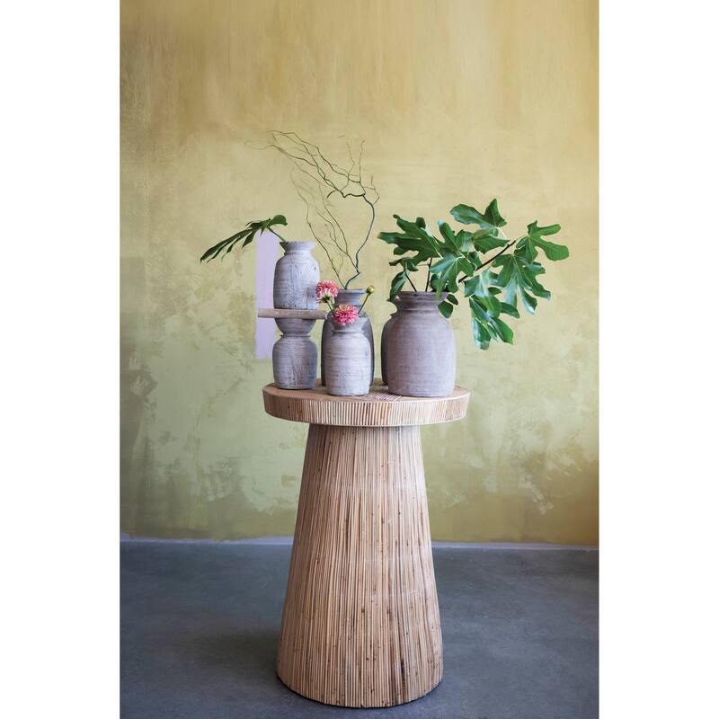 Found Decorative Wood Jug
