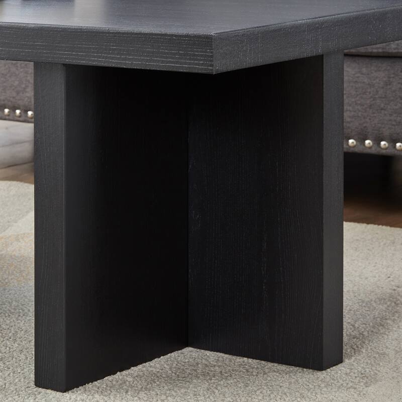 Roundhill Furniture Mchome Square End Table, Nightstand