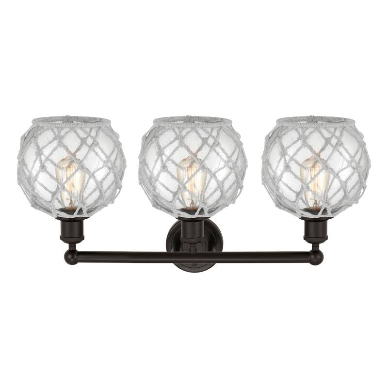 Innovations Lighting Endless Possibilities Edison - Farmhouse Rope - 3 Light 26" Bath Vanity Light