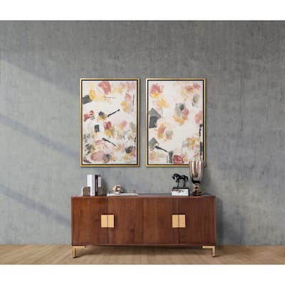 Sagebrook Home Neutral Modern Marble, 5" Knot, Natural - 5" x 5" x 5"