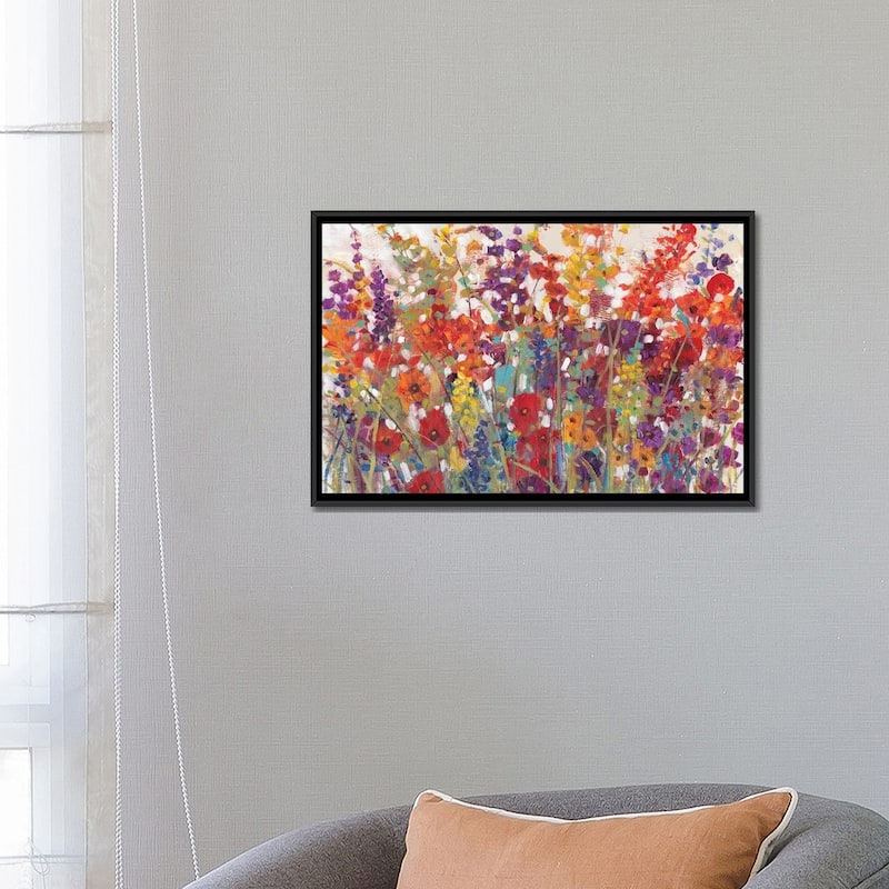 iCanvas "Variety Of Flowers II" by Tim OToole Framed Canvas Print