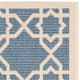 SAFAVIEH Courtyard Lawanda Trellis Indoor/ Outdoor Waterproof Patio Backyard Rug