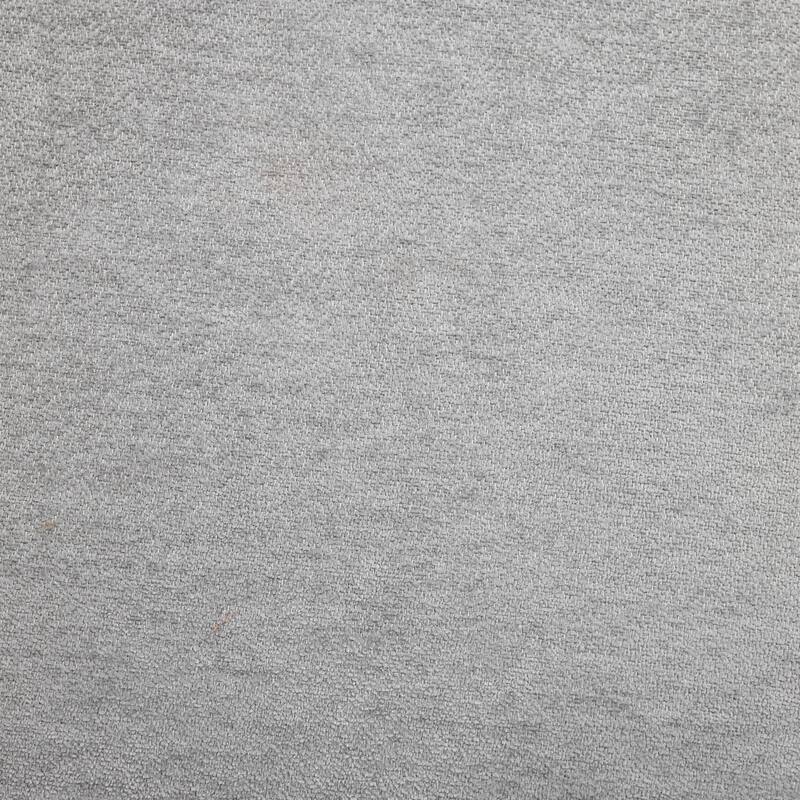 90" U-shaped Sofa with Ottoman and Hidden Charging Coffee Table, Grey Chenille