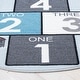 preview thumbnail 41 of 62, SAFAVIEH Kids Playhouse Machine Washable Slip Resistant Arendine Hopscotch Area Rug
