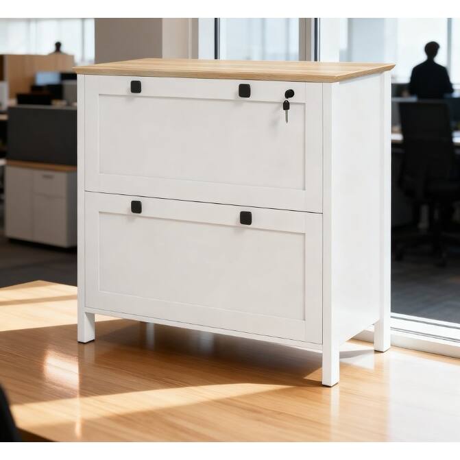 Lateral File Cabinet,Filing Cabinet with Adjustable Hanging Bar,For Home and Office