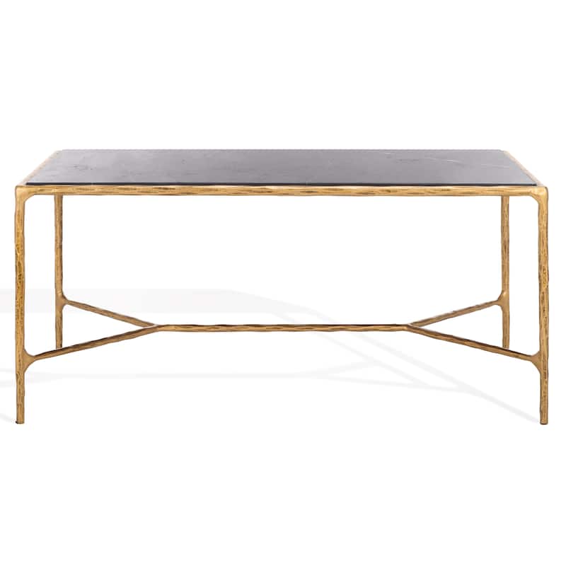 SAFAVIEH Couture Beril Rectangle Metal Coffee Table - 40 In. W x 22 In. D x 18 In. H - 40"W x 22"D x 18"H