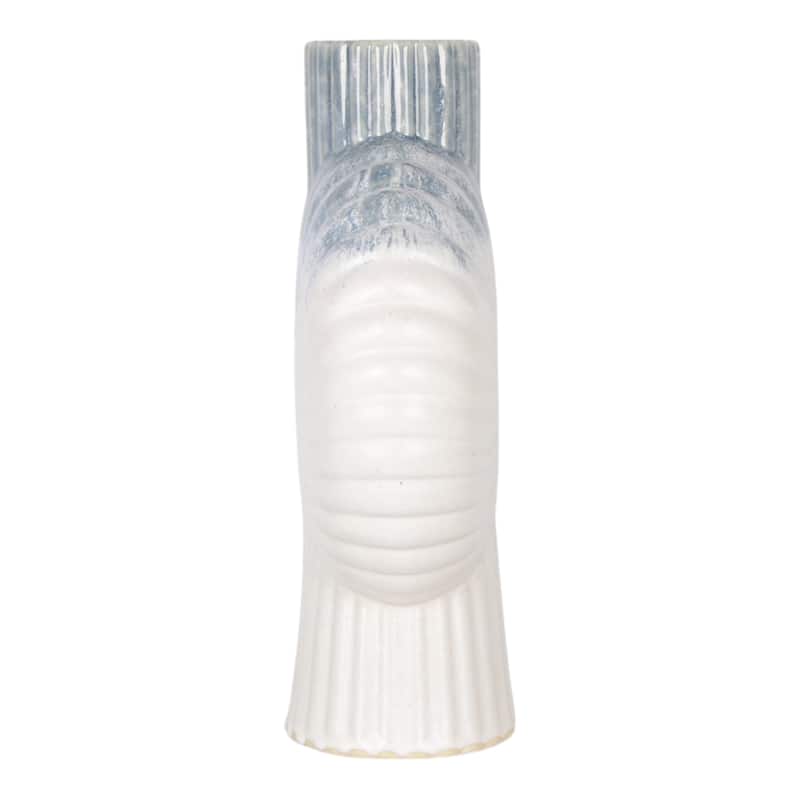 Ceramic Decorative Vase Gradient Glaze Capri Style Shell Design