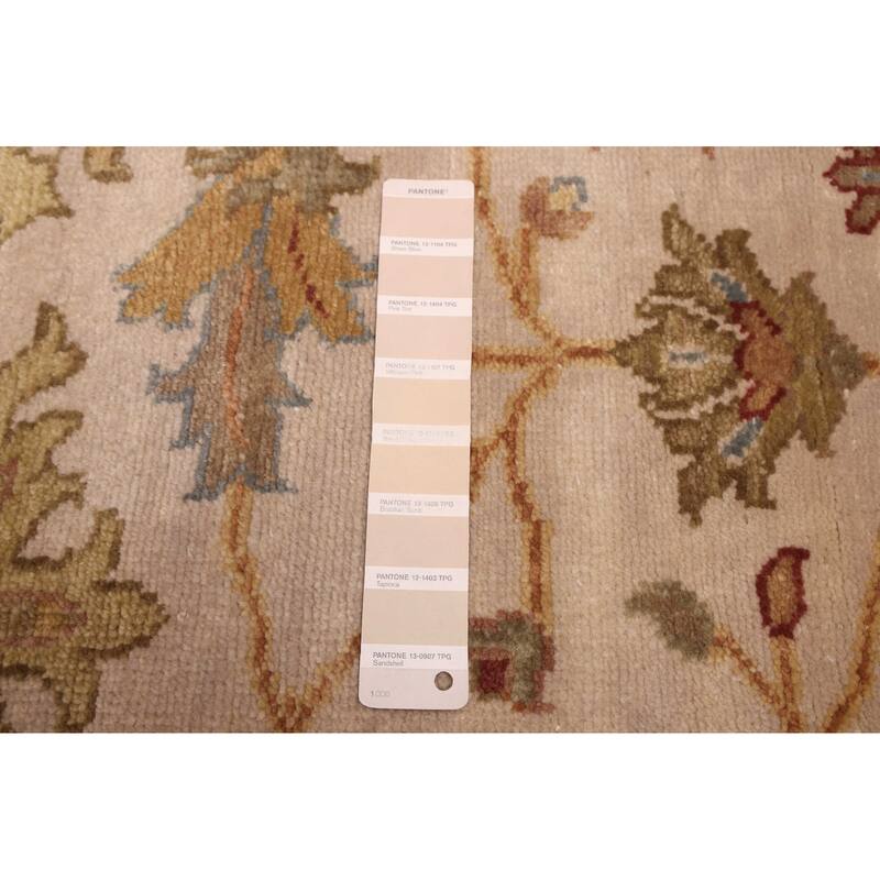 ECARPETGALLERY Hand-knotted Jules Serapi Ivory Wool Rug - 5'0 x 8'0