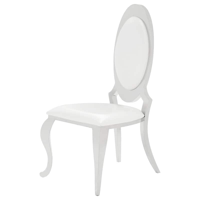 Anchorage Cream White Upholstered Dining Chair (Set of 2)