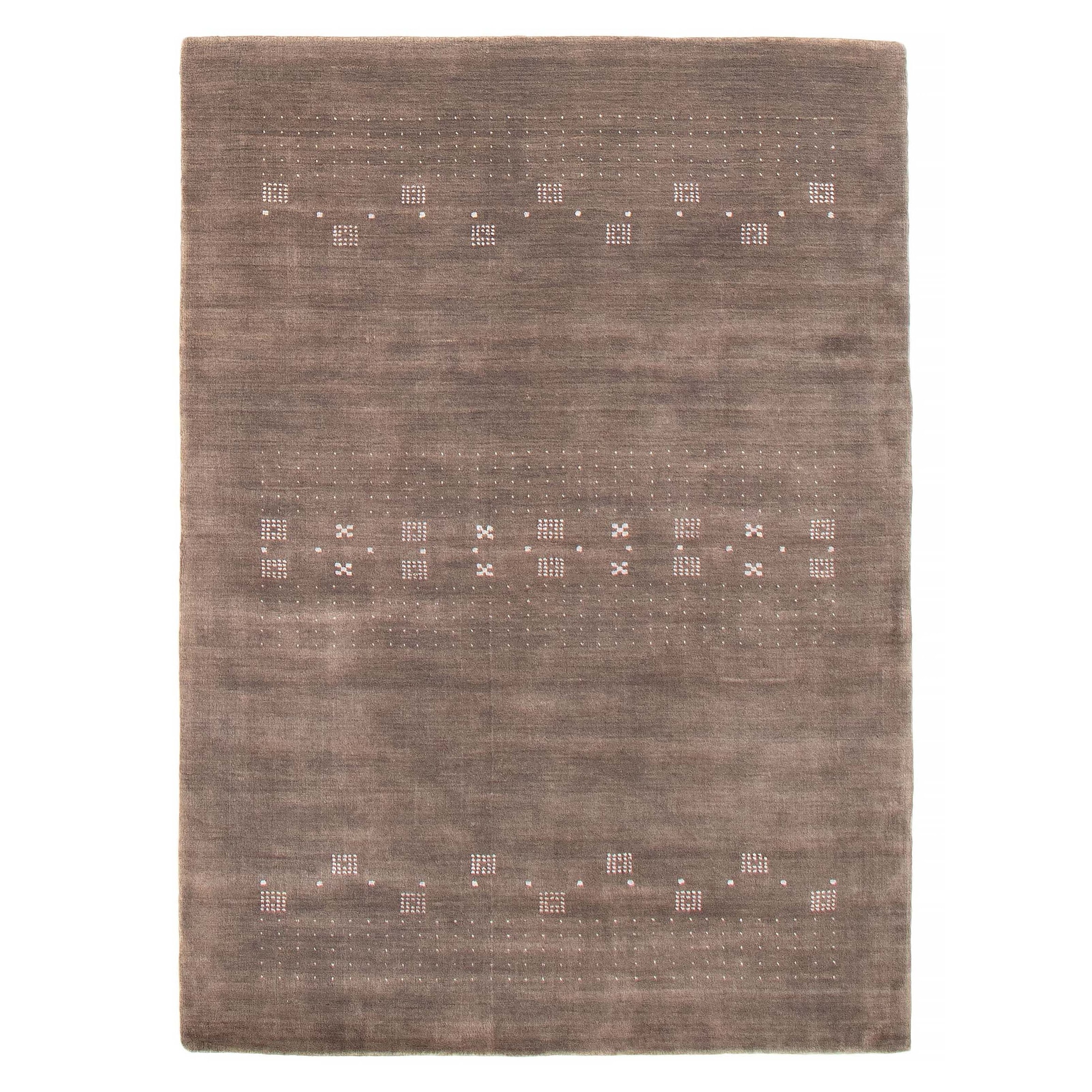 Kashkuli Gabbeh Grey Rug 4'7" x 6'6" - 4'7 x 6'6