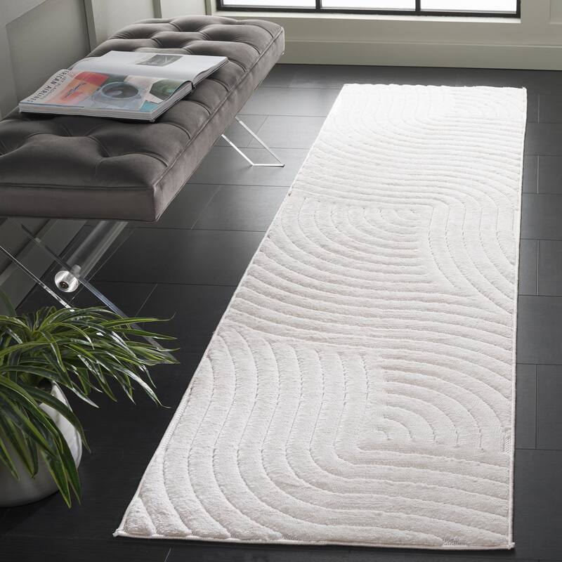 SAFAVIEH Selena Delphine Modern & Contemporary Rug - 2'2" x 6' Runner - Ivory
