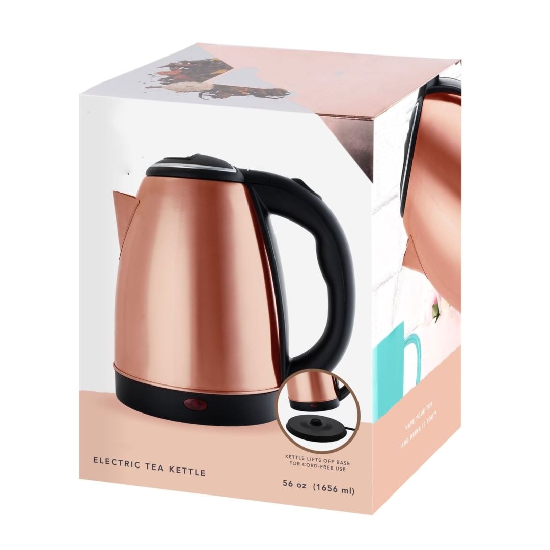 Pinky Up 5044 Parker Rose Gold Electric Tea Kettle