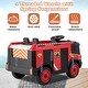 preview thumbnail 9 of 8, Gymax 2-Seater Kids Ride on Fire Truck w/Remote Control Water Gun