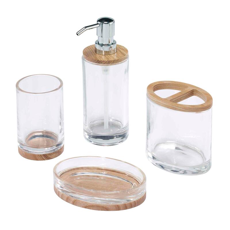 Izod Cove 4-Piece Bath Accessory Set