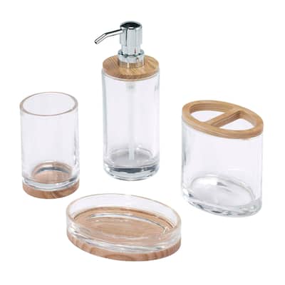 Izod Cove 4-Piece Bath Accessory Set