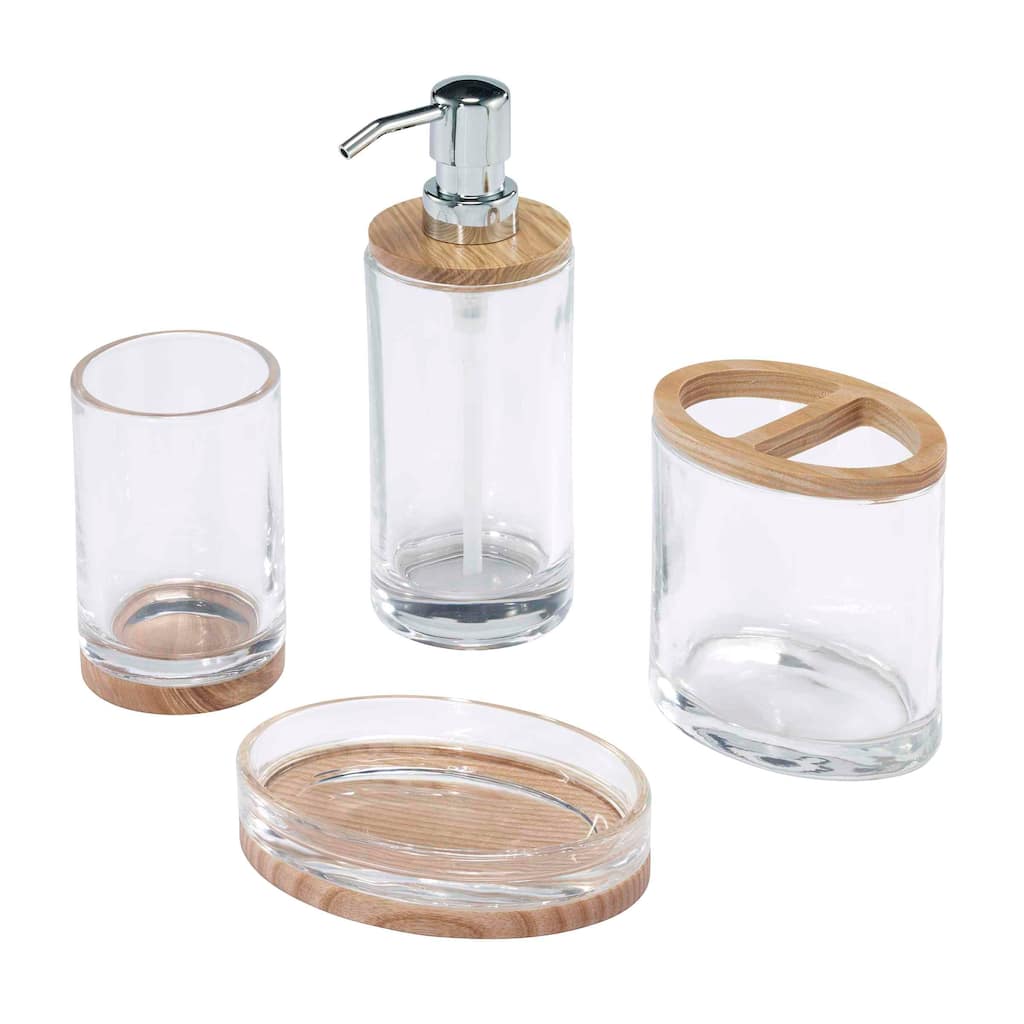 Izod Cove 4-Piece Bath Accessory Set