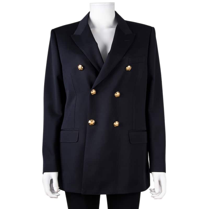 Celine Long Jacket in Wool - 46 EU