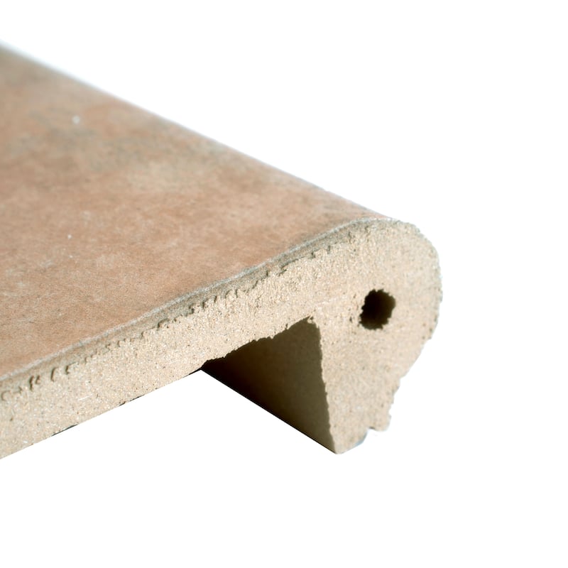 Apollo tile 13" x 18" x 1.5" Terralis Matte Terracotta Porcelain Tile (6.39 sq ft/case) - 4 Pack
