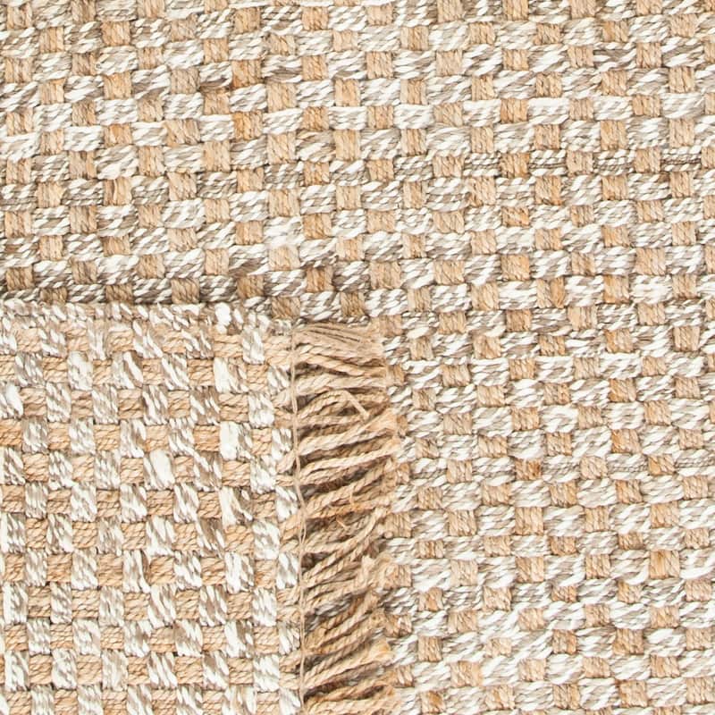 SAFAVIEH Flatweave Natural Fiber Tzipporah Casual Solid Jute Rug