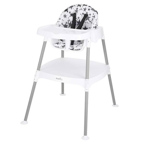 slide 2 of 8, 4-in-1 Eat & Grow Convertible High Chair,Polyester Pop Star Gray