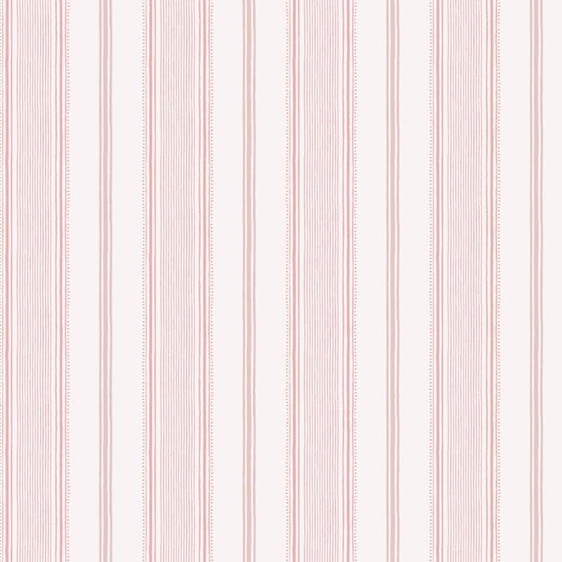 Laura Ashley Heacham Stripe Blush Wallpaper