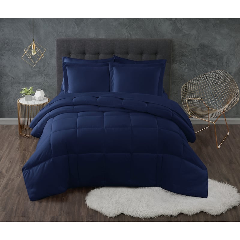 Truly Calm Antimicrobial 3 Piece Down Alternative Comforter Set