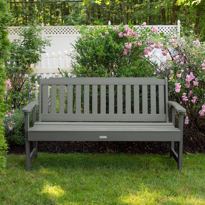 HIGHWOOD Lehigh 5-foot Eco-friendly Synthetic Wood Garden Bench