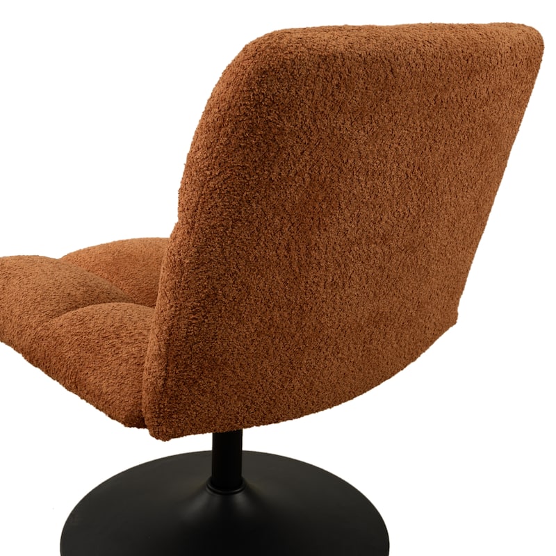 Art Leon Fabric Swivel Accent Chair with Ottoman