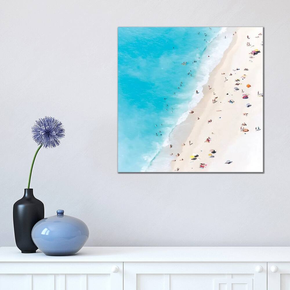 iCanvas "Aerial View Of Myrtos Beach V, Cephalonia, Ionian Islands, Greece" by Matteo Colombo Canvas Print