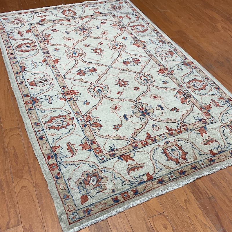 HERAT ORIENTAL Handmade Oushak Wool Rug - 4' x 6'