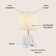 preview thumbnail 19 of 30, Harlow 17.5" Eclectic Southwestern Resin/Iron Elephant LED Kids Table Lamp, by JONATHAN Y