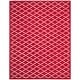 preview thumbnail 92 of 101, SAFAVIEH Handmade Chatham Carlota Modern Moroccan Wool Rug 6' x 9' - Red/Ivory - Rectangle