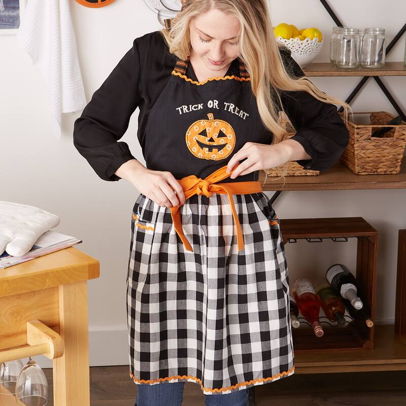 DII Halloween Trick Or Treat Apron, One Size