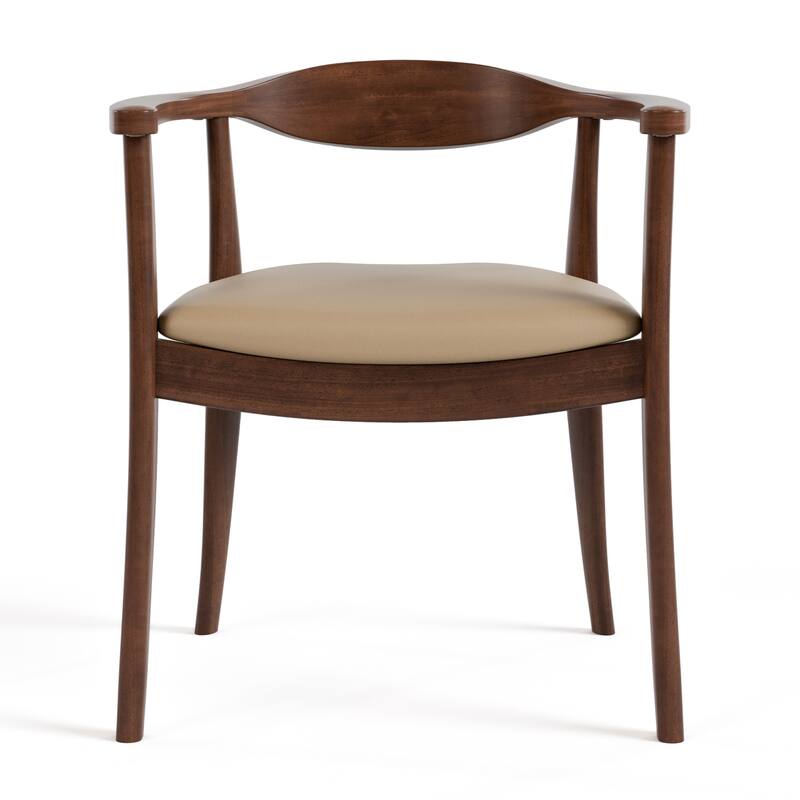 Furniture of America Abigail I Mid-century Modern Handcrafted Solid Hardwood Side Chair (Set of 2)