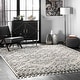 preview thumbnail 1 of 61, Nuloom Vasiliki Moroccan Shag Tasseled Area Rug 6' 7" x 9' - Ivory - Rectangle