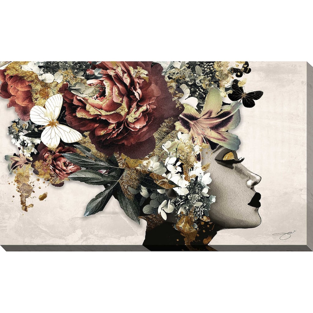 "Afrique Model 2" by Jodi Print on Canvas - Multi-Color