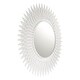 preview thumbnail 3 of 3, Broche Matte White 30in Mirror - 30