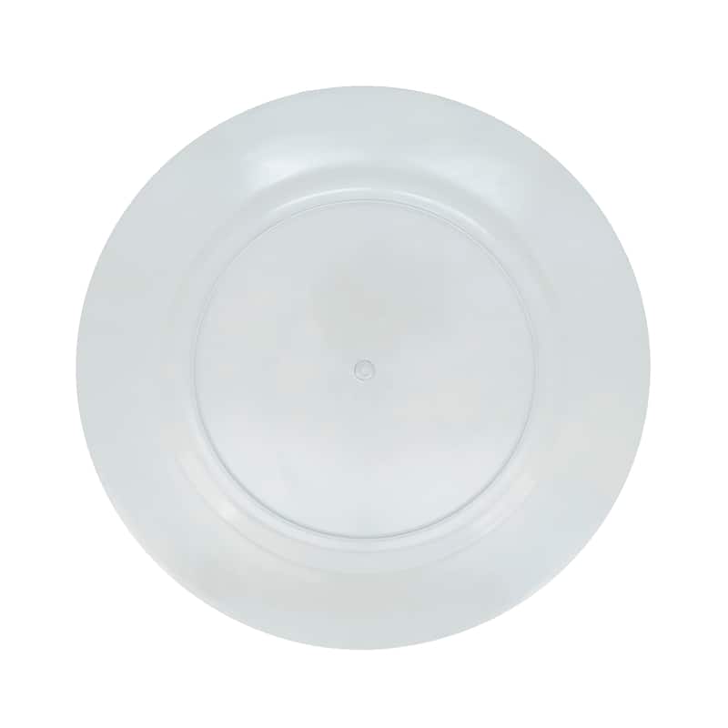 Glossy Ceramic Look Charger Plate (Set of 4)
