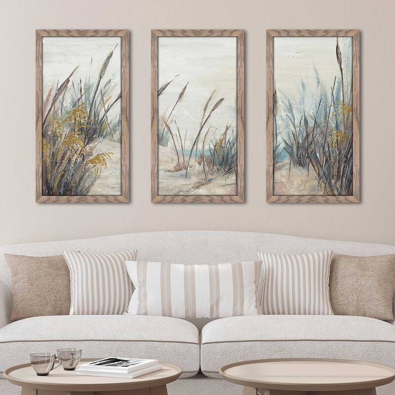 "Tall Beach Grass" 3 Piece Print on Acrylic