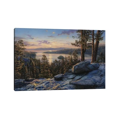 iCanvas "Dawn At Lake Tahoe" by Evgeny Lushpin Canvas Print