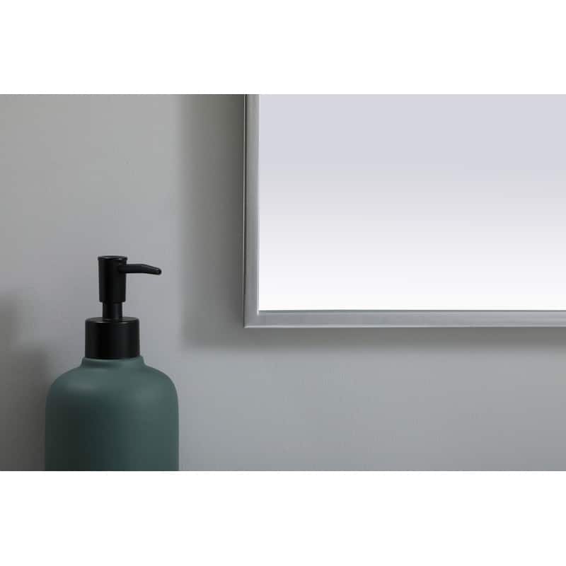 Indigo Home Metal Frame Arch Mirror 24x36 Inch