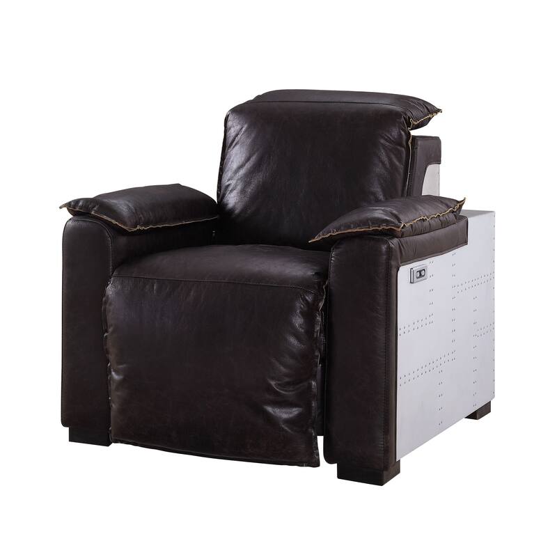 Broadway Dark Grain Brown Power Motion Recliner