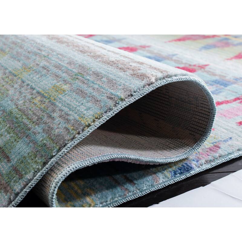 SAFAVIEH Valencia Georgianna Distressed Vintage Boho Oriental Polyester Rug