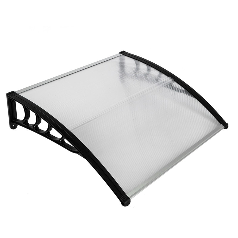 100 x 100CM Manual Door & Window Rain Awning - Picture 11 of 25