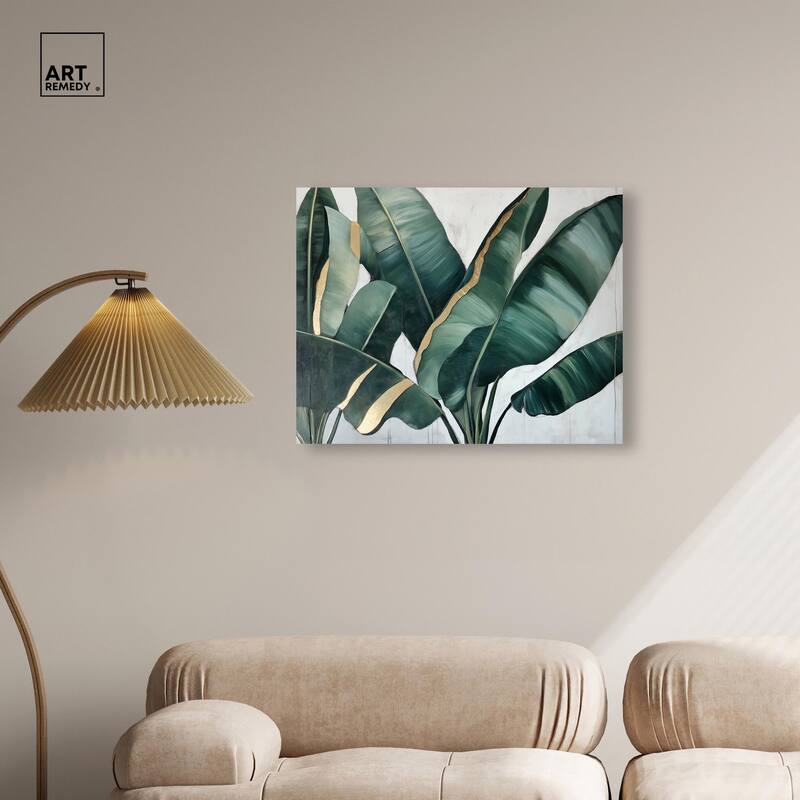 Jungle Jewel Jade I Canvas by Art Remedy, Gallery Wrapped