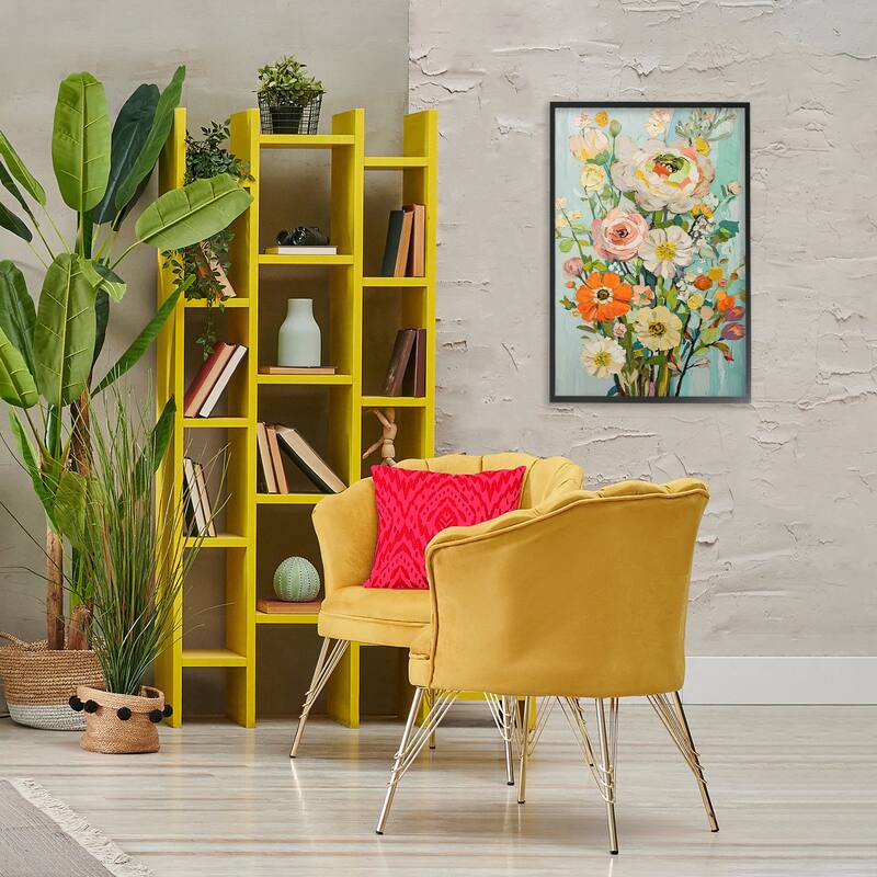 Stupell Flowers On A Whim Framed Giclee Art Design By Franklyn Gregory