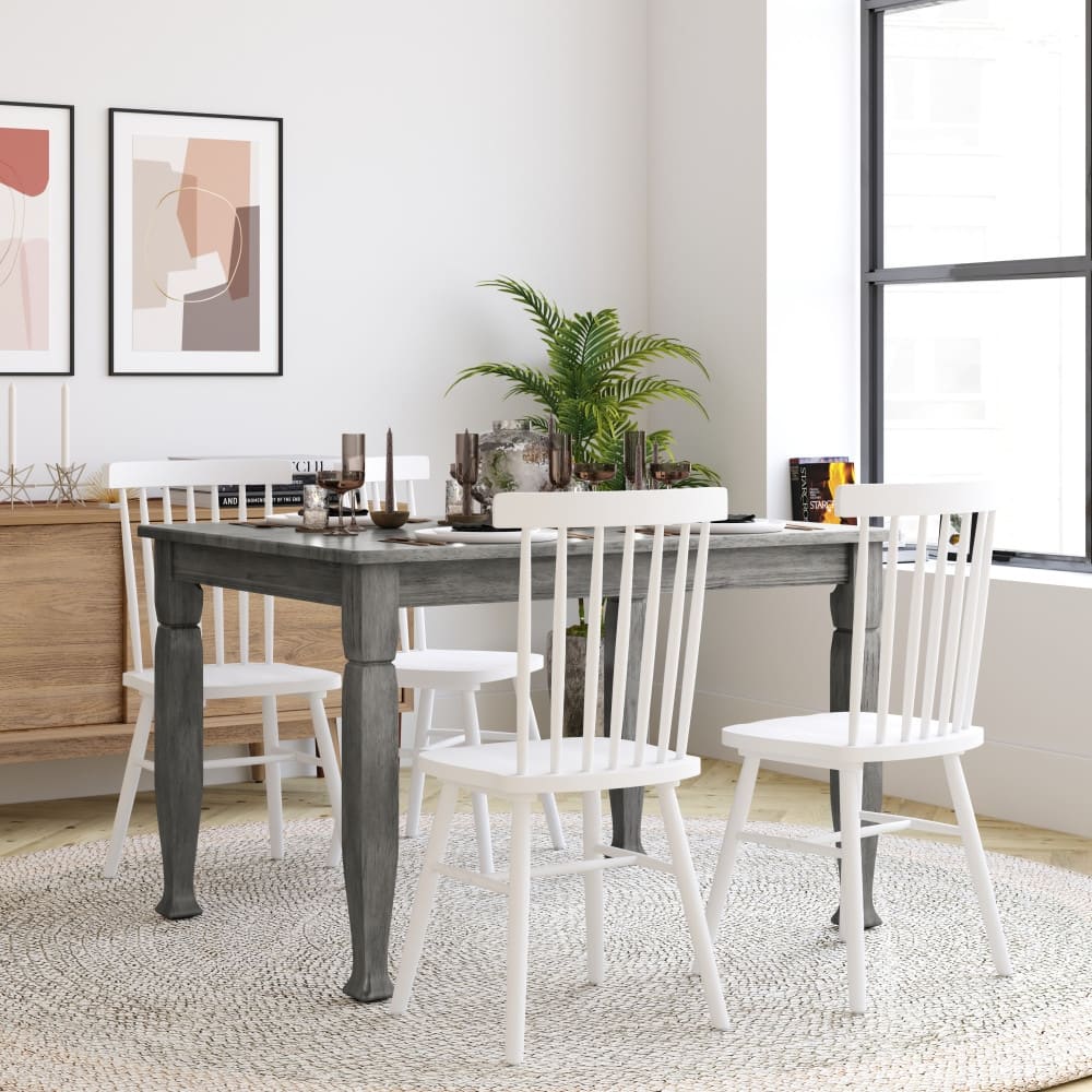 Classic Wood Dining Table with Decorative Sculpted Legs
